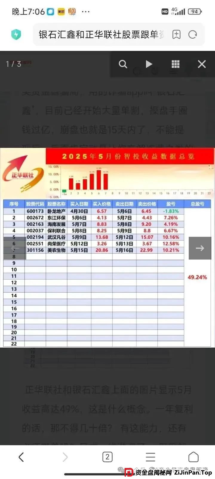 银石汇鑫和正华联社暴雷倒计时：天帝起底蒋正华的杀猪盘套路