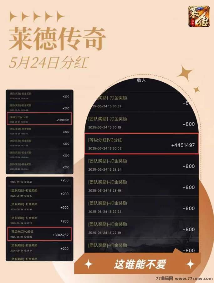 莱德传奇：2025副业！高扶持+键回收，日赚轻松！