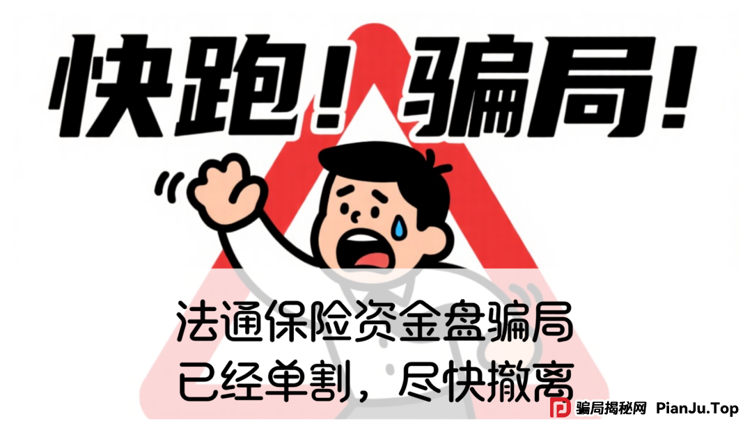 法通保险资金盘骗局，已经单割，尽快撤离