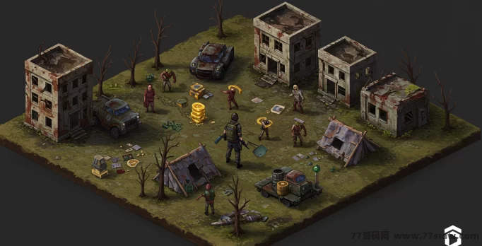 末日危城上线！零撸枪械养成生存链游，组队打僵尸爆装备，NFT武器全上链，装备可自由交易日赚不断！