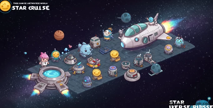 星际萌航：太空链游大冒险，轻松打造Q萌舰队挂机收资源，边玩边赚新体验！