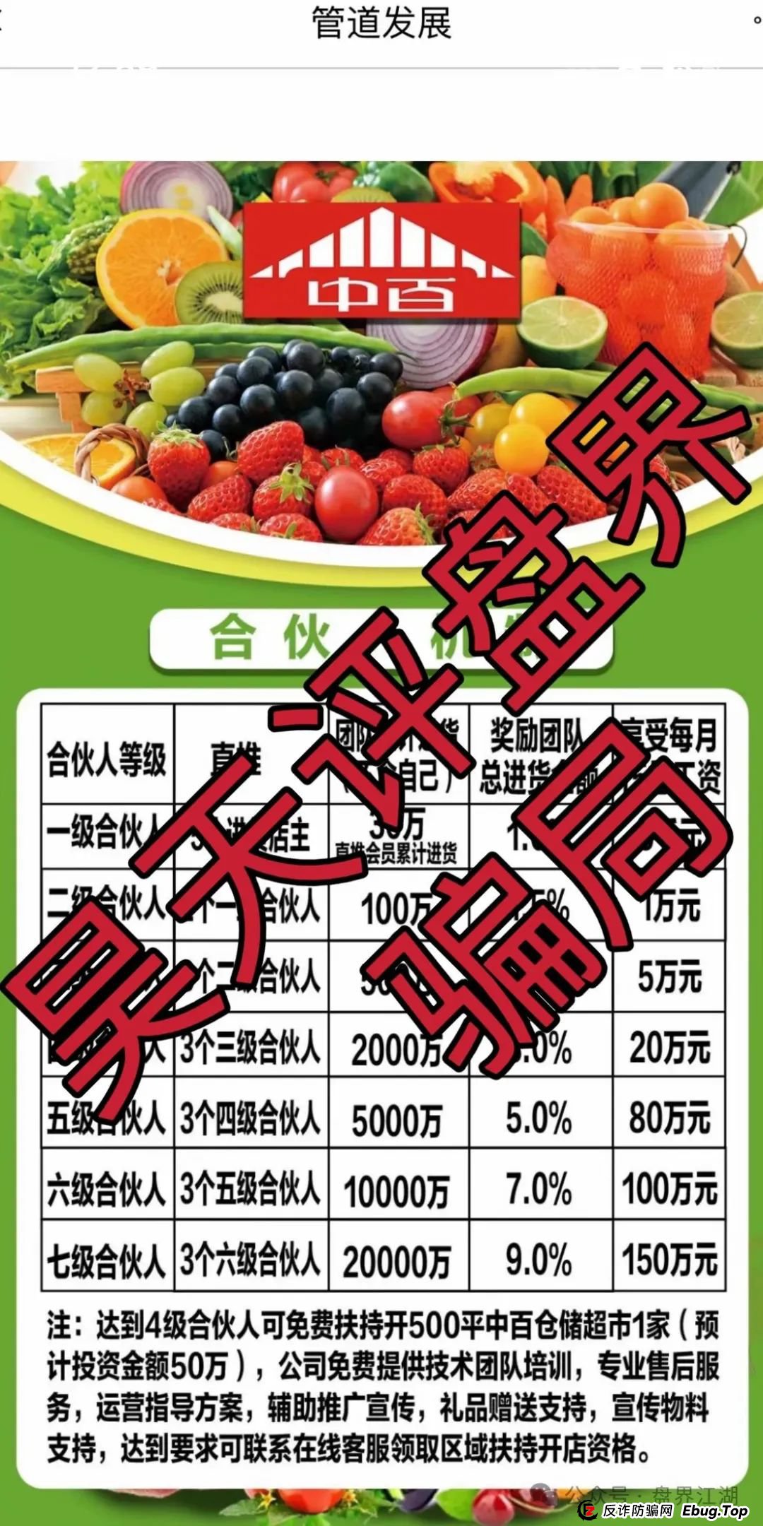 中百好物app冒充正规公司的分红类资金盘骗局,已经开始二次收割,高度预警,