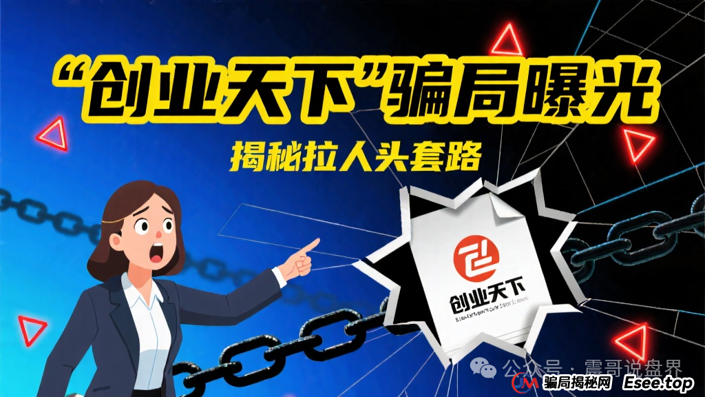 "创业天下"骗局曝光:揭秘拉人头套路,呼吁腾讯等监管部门加强监管!
