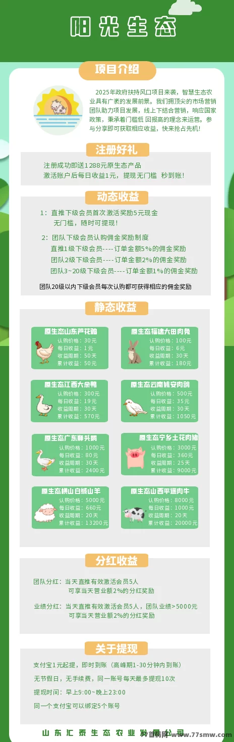 阳光生态首码送1288圆，提取秒到，无门槛扶持大团，轻松零撸赚米攻略！