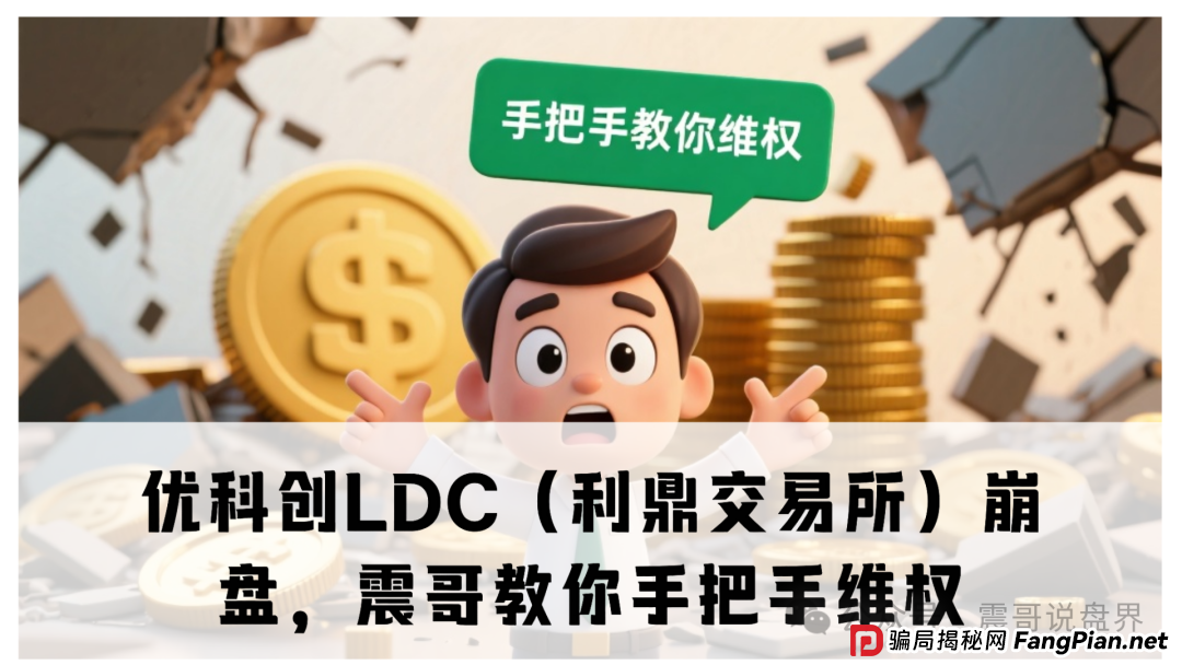 优科创LDC（利鼎交易所）已经崩盘，警惕二次收割，震哥教你手把手维权