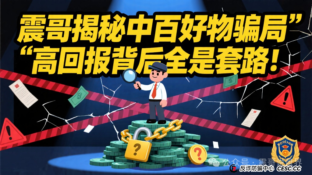 震哥揭秘「中百好物」骗局:高回报背后全是套路!