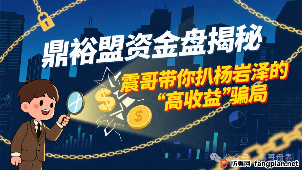 鼎裕盟杨岩泽真的假的?鼎裕盟资金盘揭秘，震哥带你扒杨岩泽的“高收益”骗