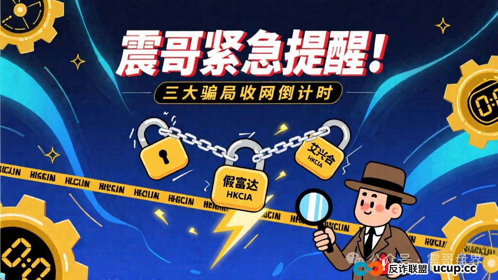 紧急提醒！艾兴合/假富达管家/HKCIA三大骗局收网倒计时