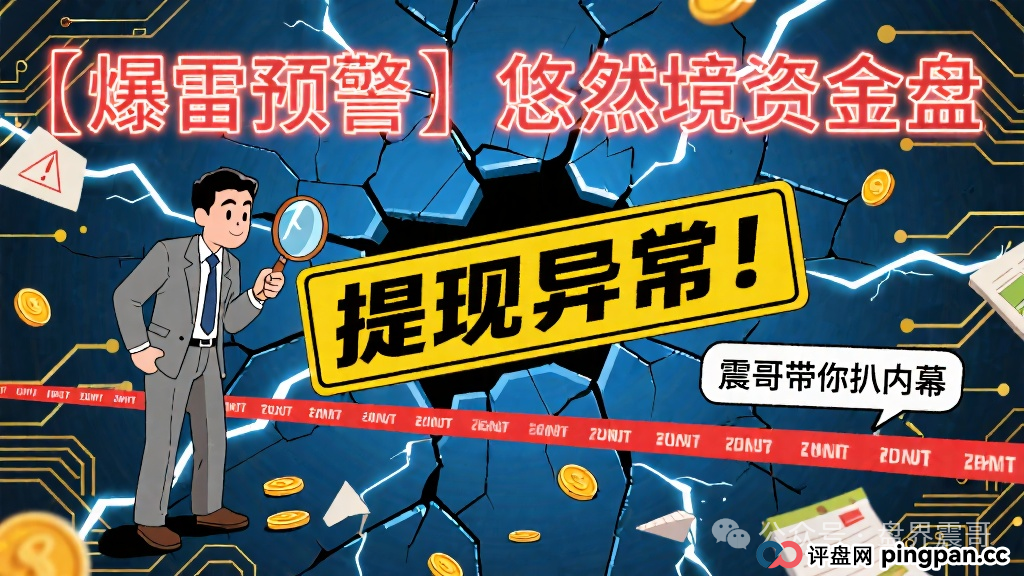 【爆雷预警】悠然境资金盘提现异常！震哥带你扒内幕