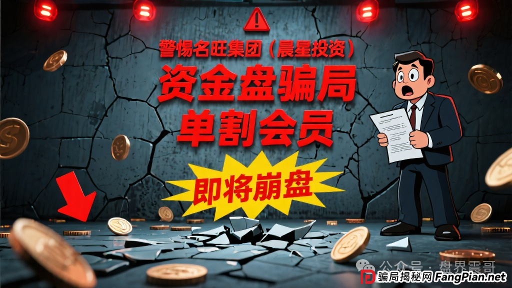 警惕名旺集团(晨星投资)资金盘骗局,单割会员,即将崩盘