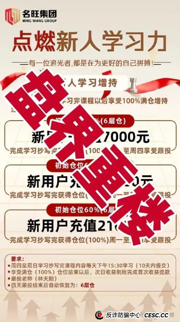 名旺集团(晨星投资)股票跟单类资金盘骗局,开始大量单割会员,即将崩盘跑