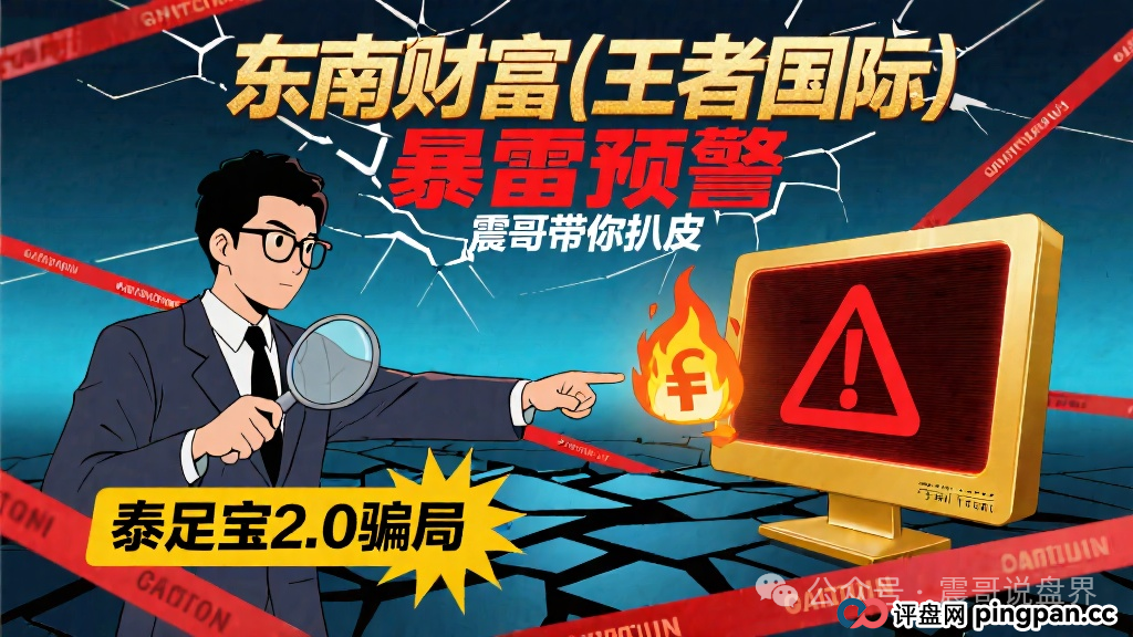 东南财富(王者国际)暴雷预警:震哥带你扒皮“泰足宝2.0”骗局