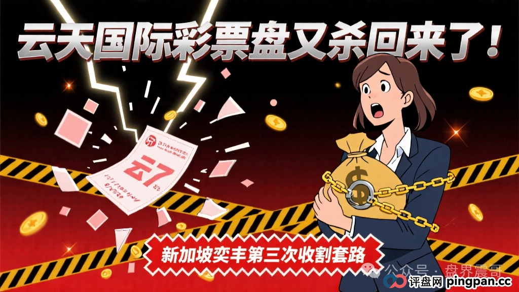 云天国际彩票盘又杀回来了!新加坡奕丰第三次收割套路