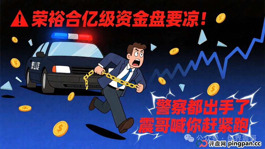 荣裕合亿级资金盘要凉！警察都出手了，震哥喊你赶紧跑