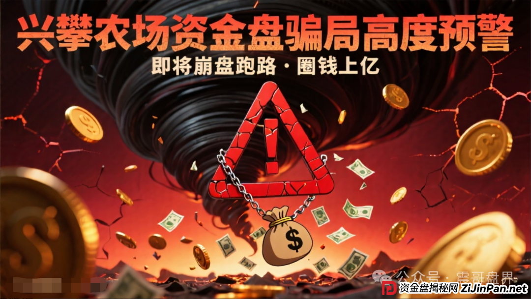 兴攀农场资金盘骗局高度预警，即将崩盘跑路，圈钱上亿