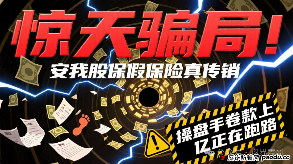惊天骗局!安我股保假保险真传销,操盘手卷款上亿正在跑路