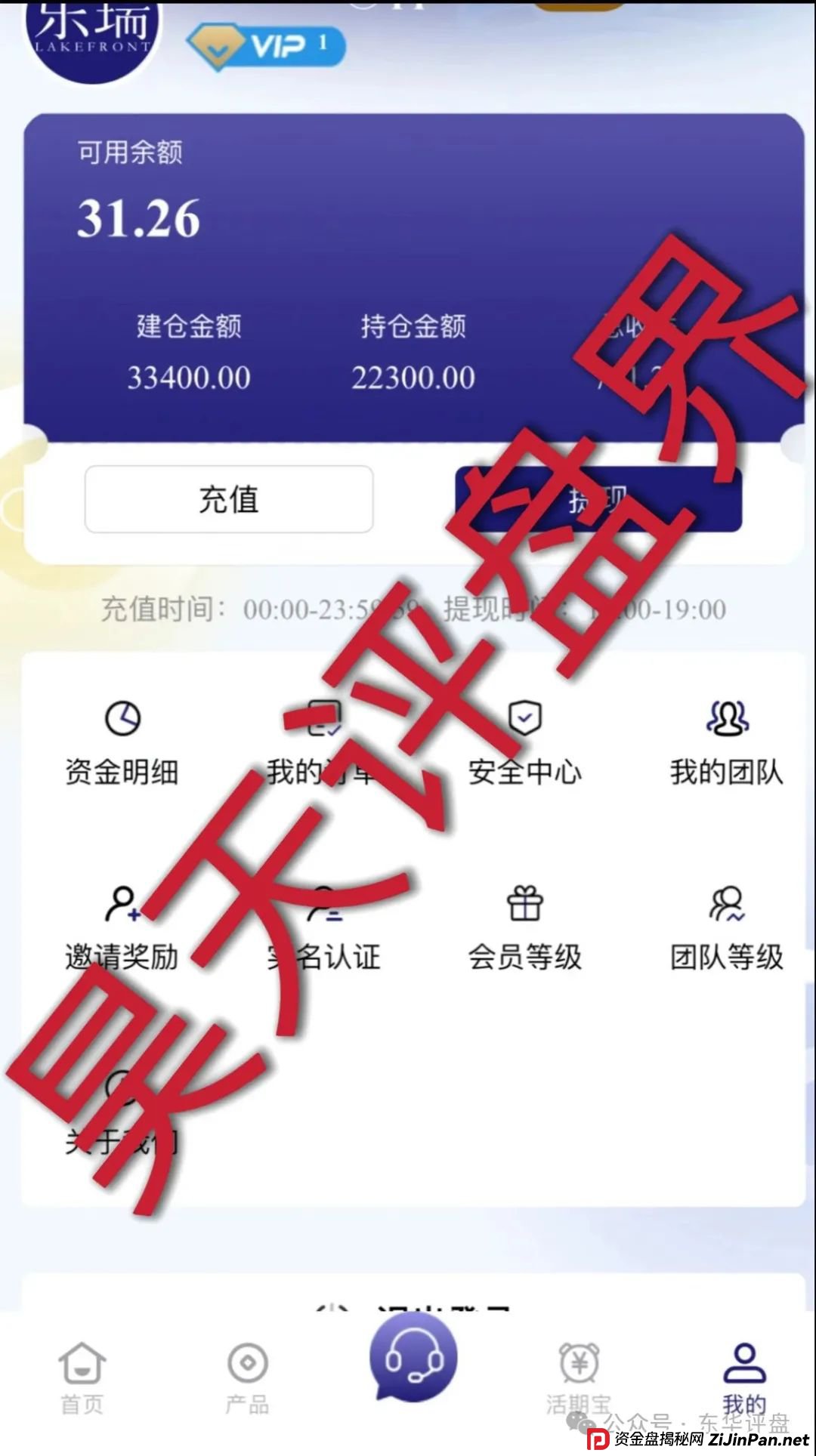假冒的“乐瑞资产”虚构投资理财项目，实则就是资金盘骗局，乐瑞官方已经多