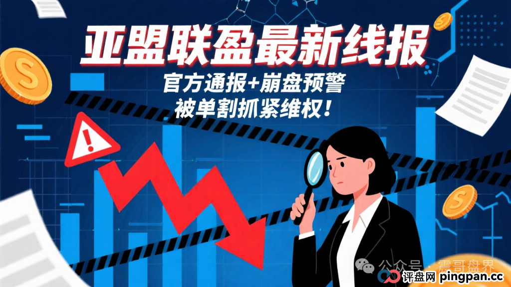 亚盟联盈最新线报:官方通报+崩盘预警,被单割抓紧维权!