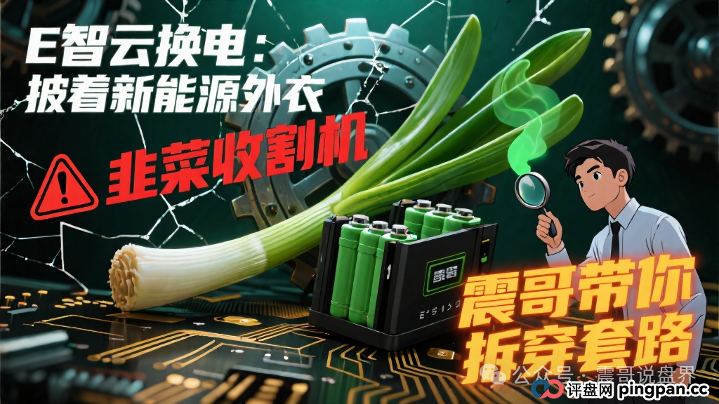 E智云换电：披着新能源外衣的韭菜收割机，现在已经在好几个城市开始圈钱了！