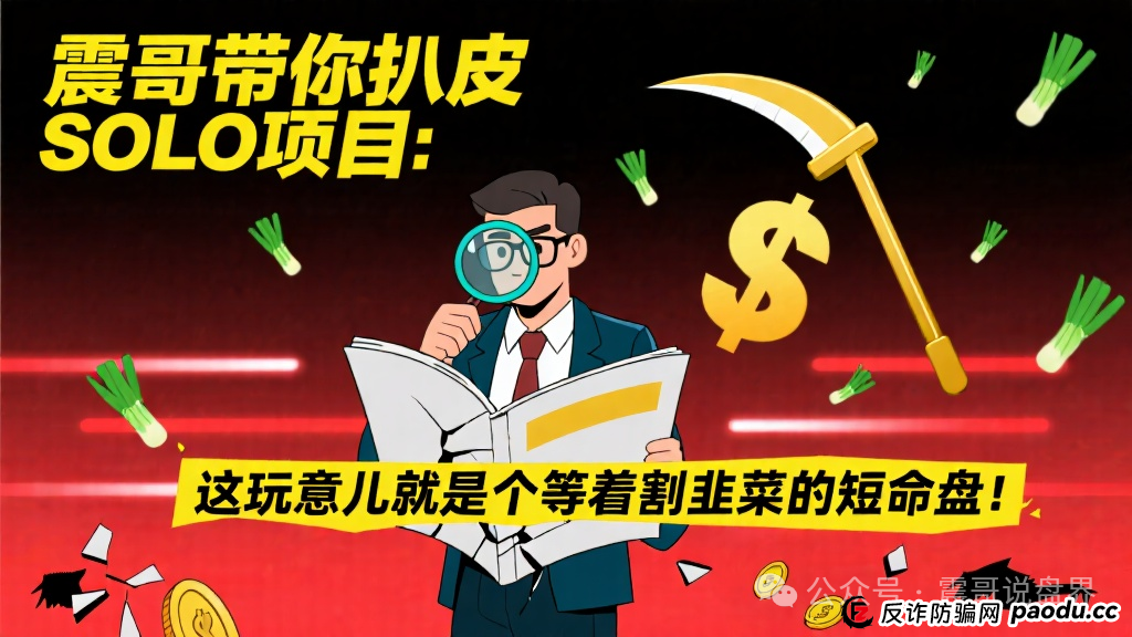 扒皮SOLO项目:这玩意儿就是个等着割韭菜的短命盘!