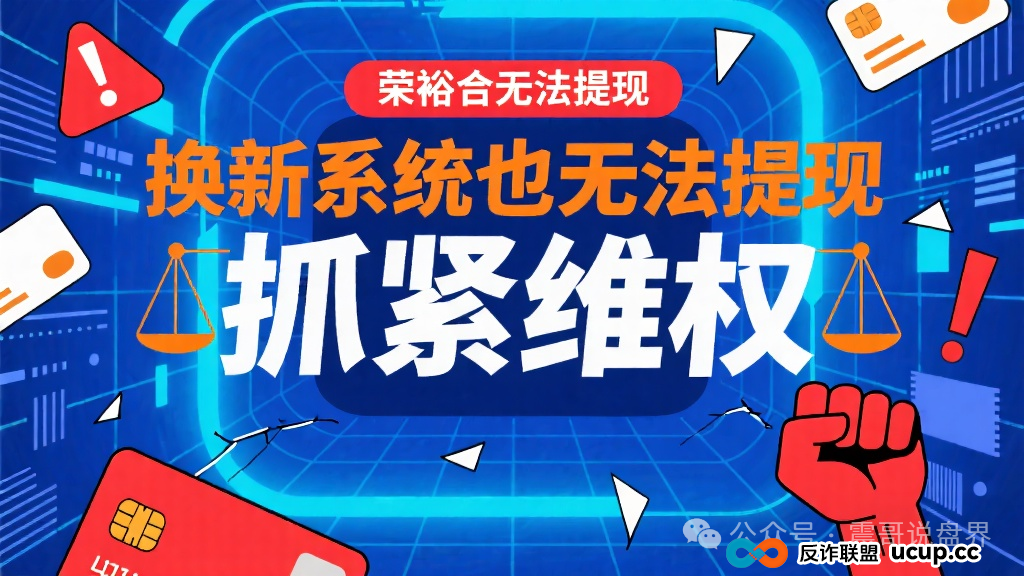 荣裕合官方最新公告:荣裕合无法提现,换新系统也无法提现,抓紧维权
