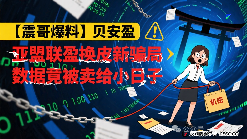 【震哥爆料】贝安盈:亚盟联盈换皮新骗局,数据竟被卖给小日子