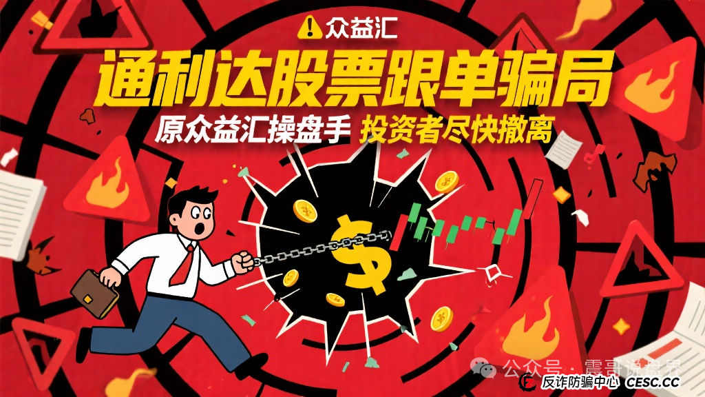 通利达股票跟单一轮圈资金盘骗局,原众益汇操盘,尽快撤离