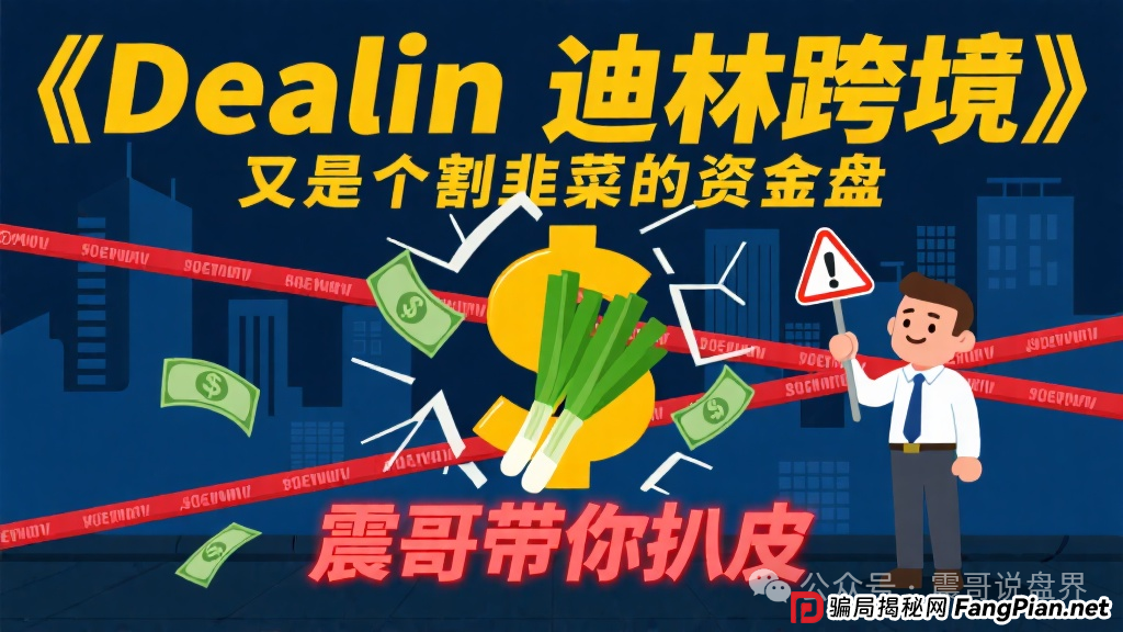 Dealin跨境电商靠不靠谱?《Dealin迪林跨境》又是个割韭菜的资金盘,跟云上城一