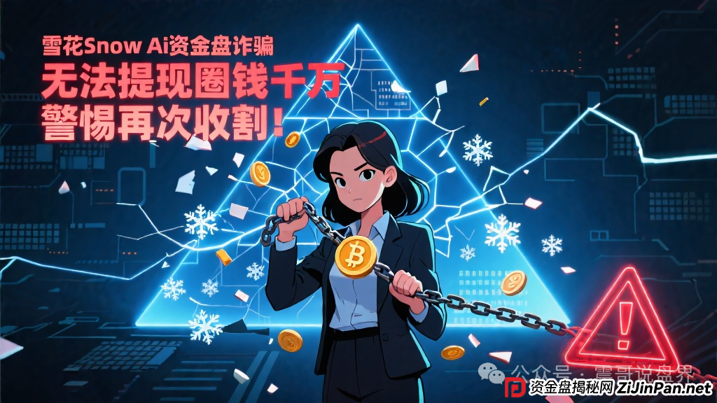 雪花Snow Ai量化资金盘诈骗,无法提现,圈钱千万,警惕再次收割