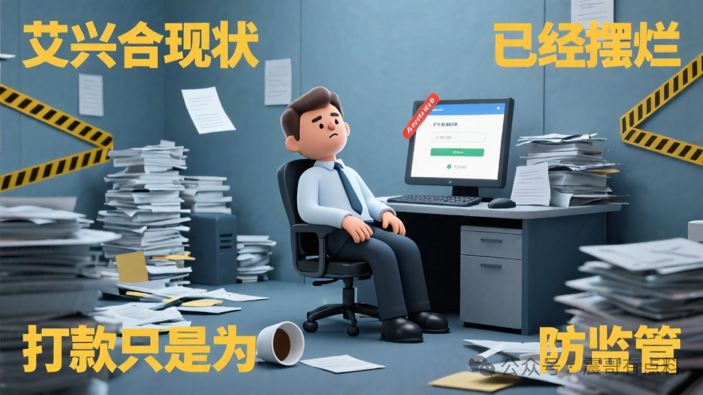 艾兴合现状:已经摆烂,打款只是为了防监管