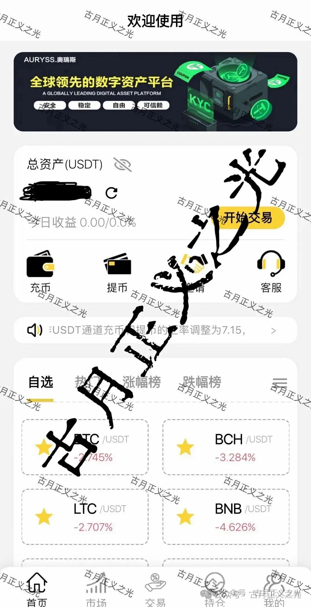 奥瑞斯交易所（智言团队）资金盘骗局，“奕丰金融”老卓改名老陆又来割韭菜