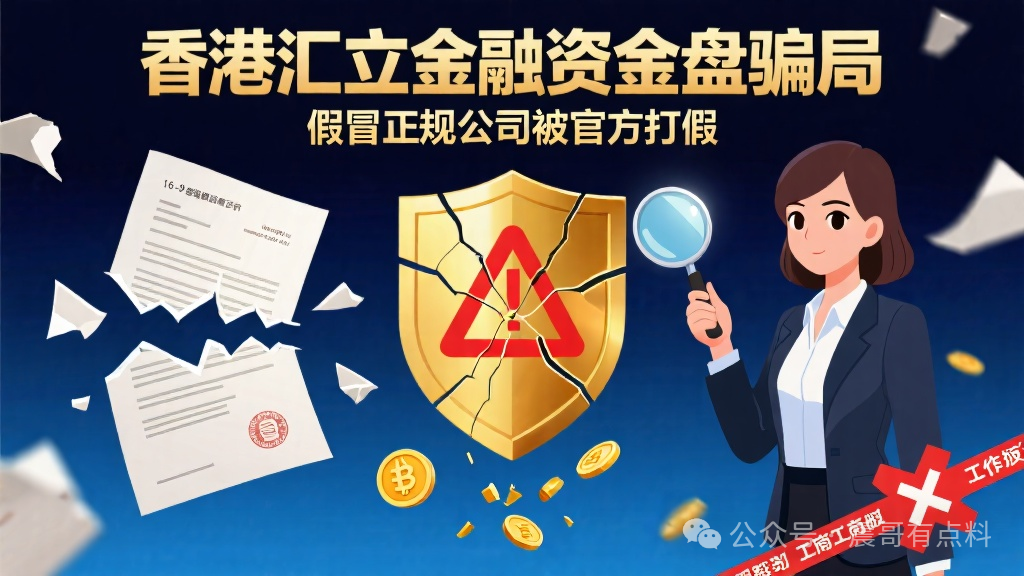 香港汇立金融资金盘骗局，假冒正规公司，被官方下场打假